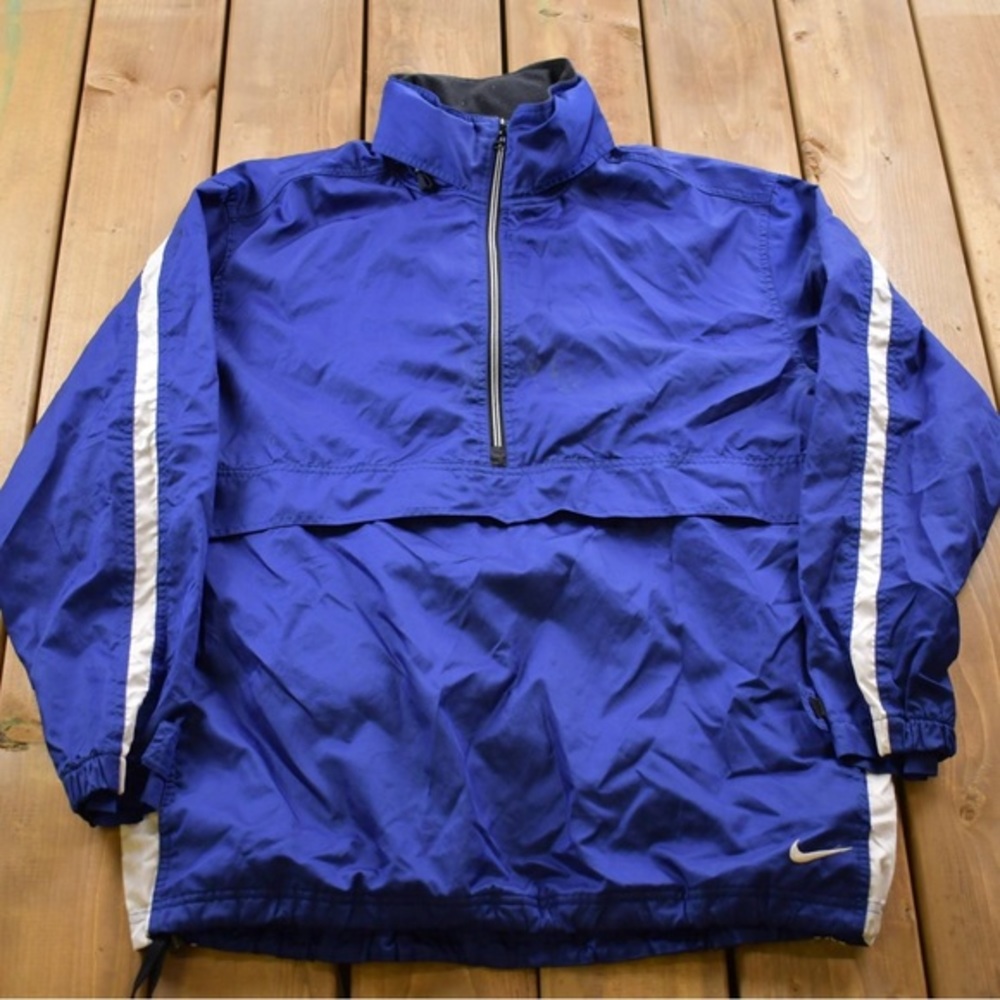 Vintage 1990s Nike Embroidered Windbreaker Jacket / Athletic/ Streetwear